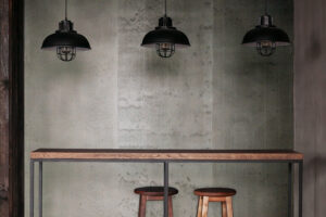 Dinning,Table,Set,In,Loft,Style,Dining,Room,With,Black